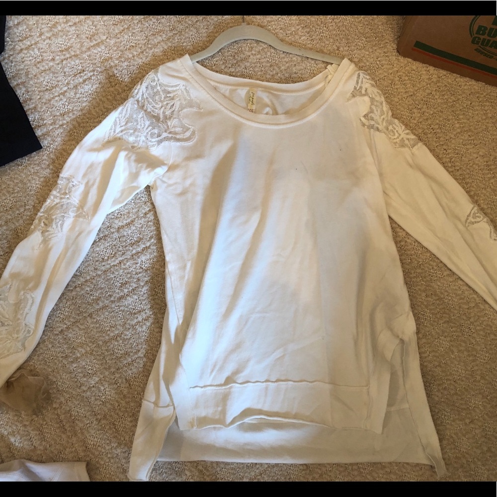 White Free People Sweater